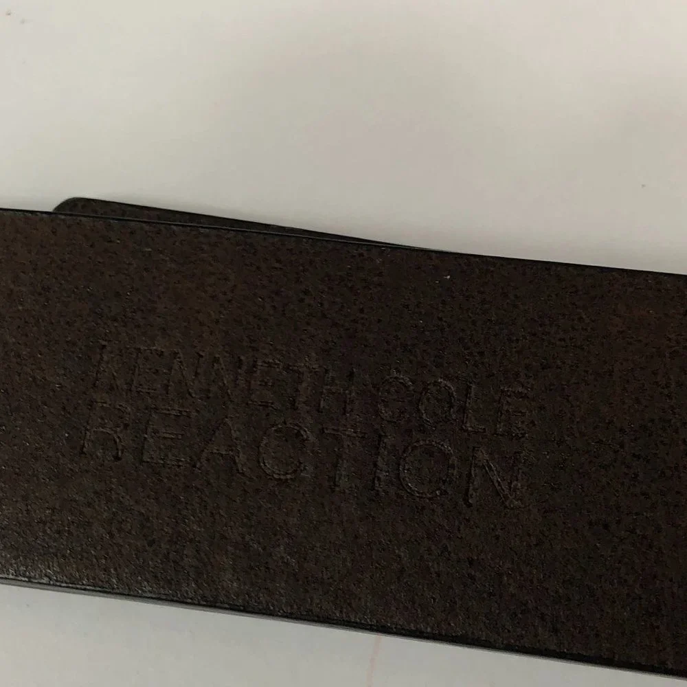 Kenneth Cole Reaction BIE Brown Genuine Leather Belt Cowboy Southwestern
